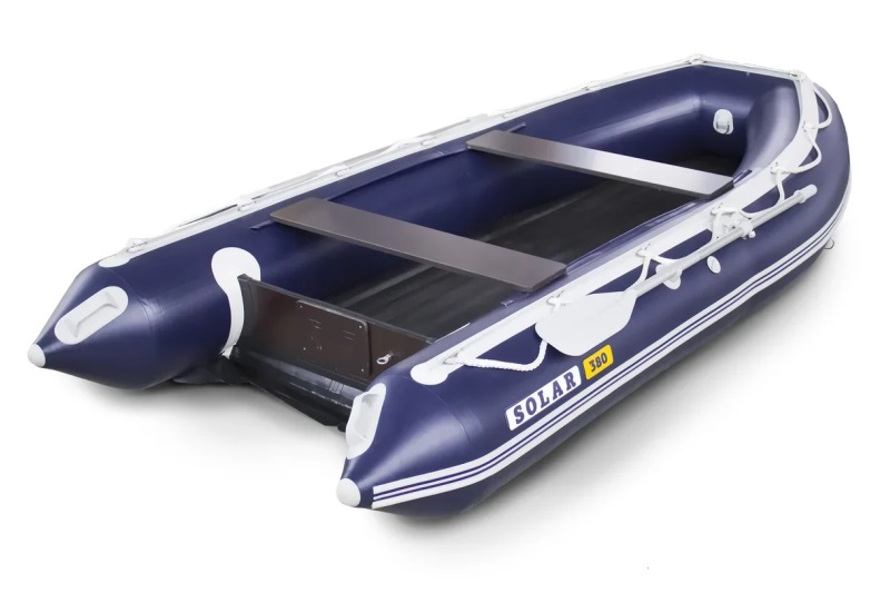 Надувная лодка Солар Максима-380К синий 